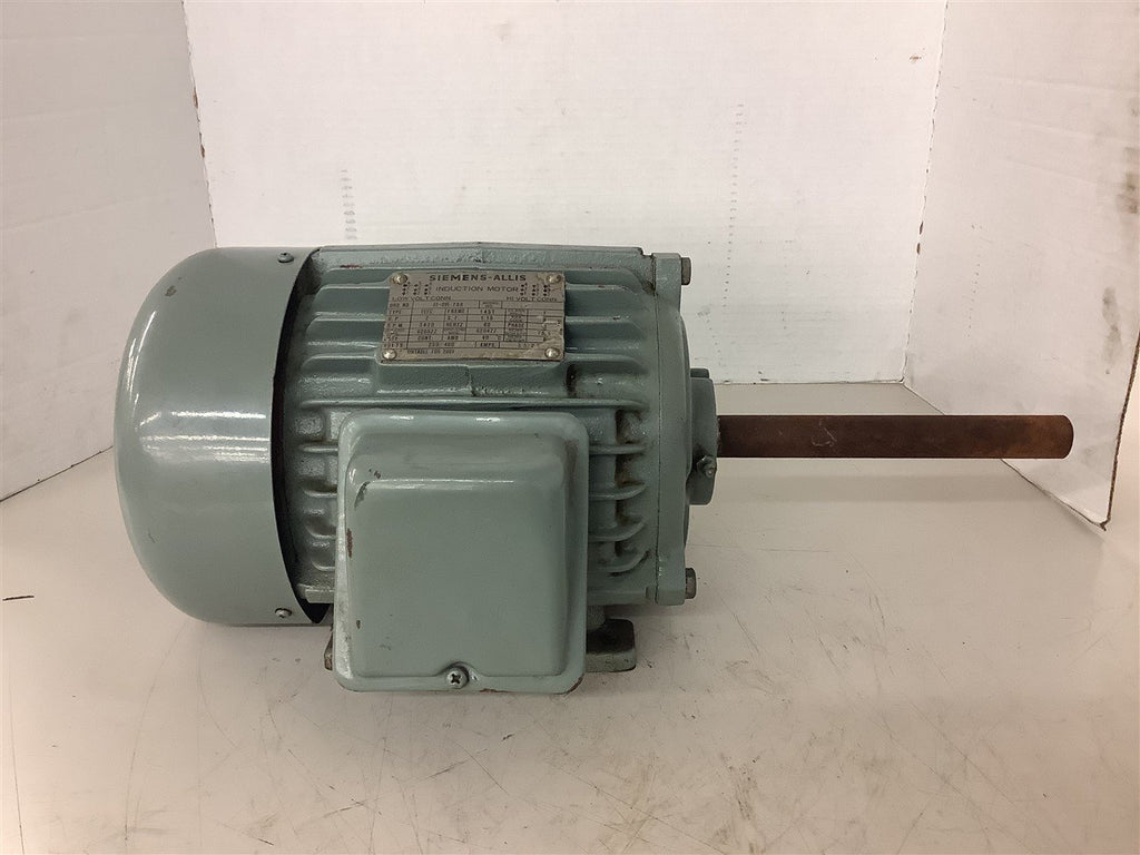 Siemens-Allis 51-391-796 2 HP AC Motor 230/460 Volt 3600 Rpm 2P 145T Frame