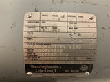 Westinghouse 3/4 Hp AC Motor 200 Volts 1800 RPM 4P 145T Frame