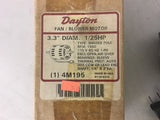 Dayton 4M195 1/25 HP AC Motor 115 Volt 1550 Rpm Single Phase