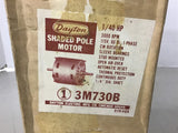 Dayton 3M730B 1/40 HP AC Motor 3000 Rpm 115 Volt Single Phase