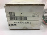 Parker K045302349 Valve 0-130 PSI 24 VDC