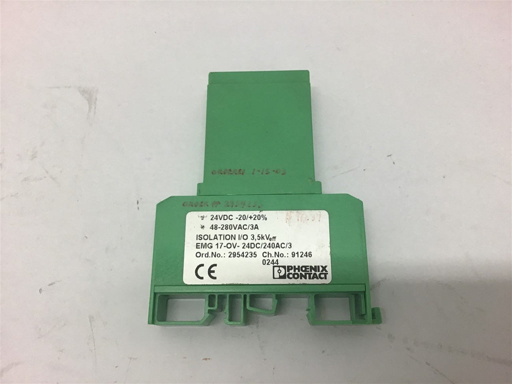 Phoenix Contact Isolation I/O 3.5K Veff 48-280 Vac 3 Amp