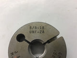 J&L M.797 5/8-18 UNF 2A Threaded Ring Gage GOPD.5875