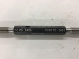 R&K Tool 3/8-24 UNF-2A Set Threaded Plug Gage GOPD 3468 NOGO PD 3430