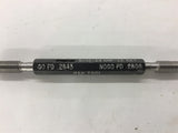 5/16-24 UNF-2A Set Threaded Plug gage GO PD .2843 NOGO pd .2806