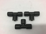 Legris 1/2" Push to Connect Tee --Lot of 3