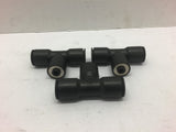 Legris 1/2" Push to Connect Tee --Lot of 3