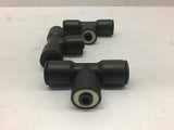 Legris 1/2" Push to Connect Tee --Lot of 3