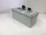 Push Button Enclosure With 2 Selector Switchs