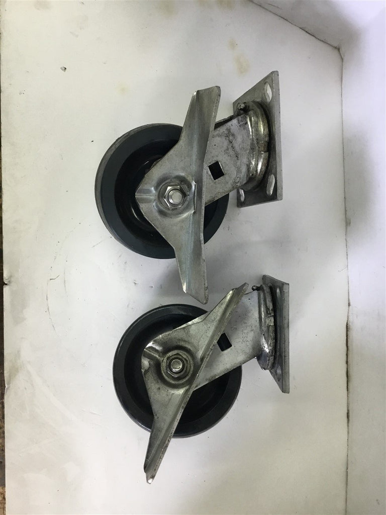 4 3/4" Wheels with mounting Plate