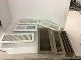 Assorted Closable Floor Vents Lot of 7