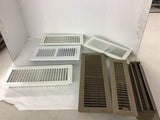 Assorted Closable Floor Vents Lot of 7