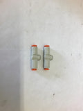 AQ340F Exhaust Valve Tee 1/4" --Lot of 2