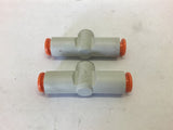 AQ340F Exhaust Valve Tee 1/4" --Lot of 2