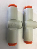 AQ340F Exhaust Valve Tee 1/4" --Lot of 2