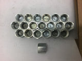 Steel End Caps 3/8" FNPT--Lot of 20