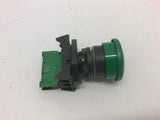 Sprechaer+Schuh D5-3X10 Contact Block w/ Green Pushbutton