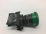 Sprechaer+Schuh D5-3X10 Contact Block w/ Green Pushbutton