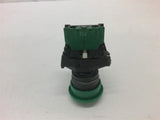 Sprechaer+Schuh D5-3X10 Contact Block w/ Green Pushbutton