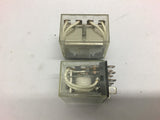 Omron LY4 Relay 120 Vac --Lot of 2