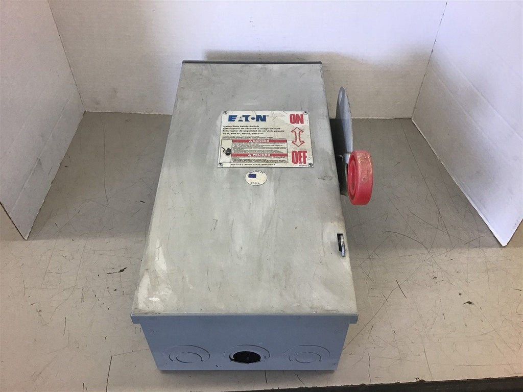 Eaton DH361URK Safety Switch 30 Amp 600 Volts Type 3R