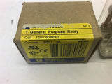 Square D 8501KU13V20 3PDT 10 Amp 120 Volt Relay