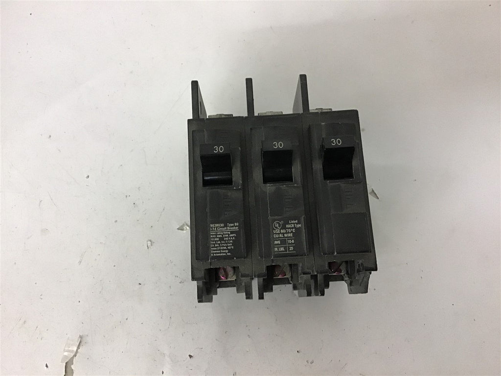 Siemens 30 Amp 3 Pole Circuit Breaker