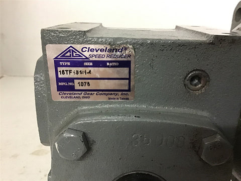 Cleveland 4"1 Ratio Left/Right Angle Gear Reducer 5/8" Input