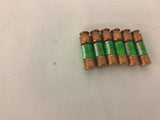 Bussman FRN-R-10 Fuse 10 Amp --LOT OF 6