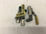 Sharpe 1/4" Valve -- lot of 3