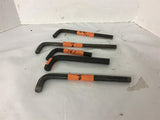 Assorted Lot of 5 Allen Wrench's