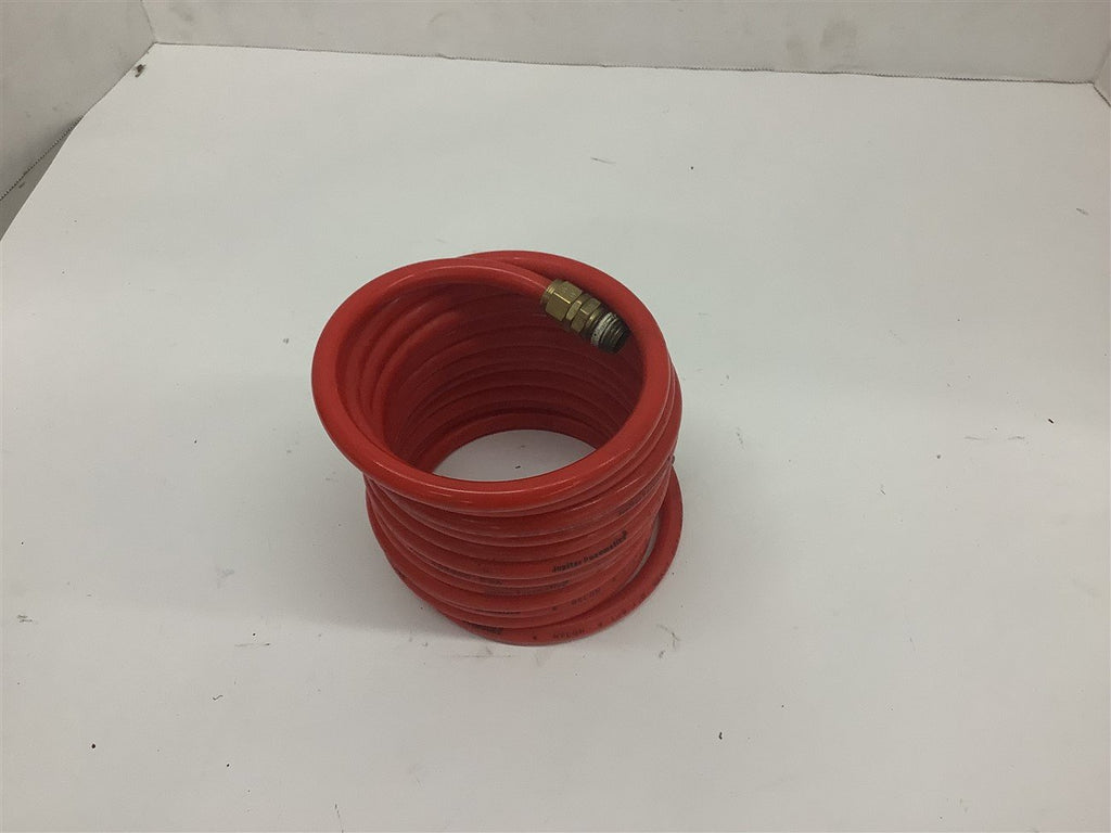 Jupiter Pneumatics 1/4" ID Nylon Red Coil Hose