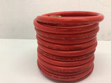 Jupiter Pneumatics 1/4" ID Nylon Red Coil Hose