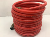 Jupiter Pneumatics 1/4" ID Nylon Red Coil Hose