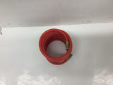 Jupiter Pneumatics 1/4" ID Nylon Red Coil Hose