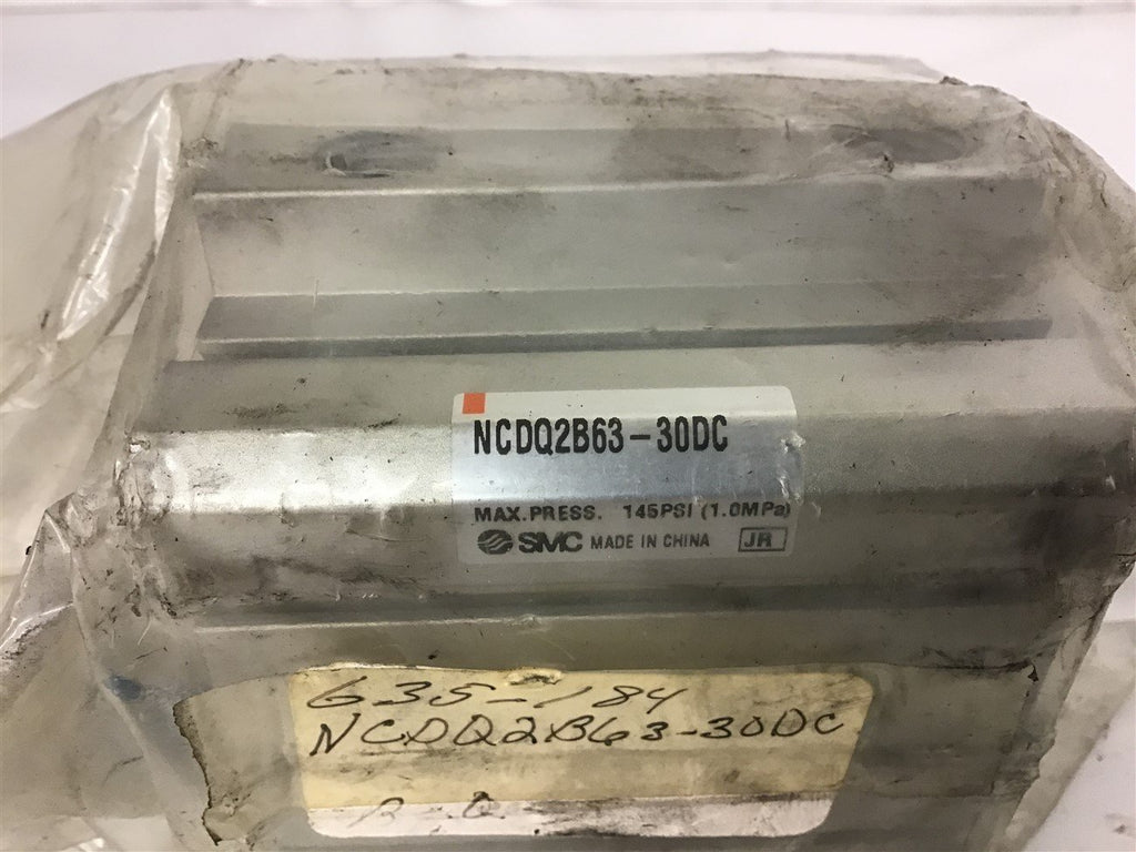 SMC NCDQ2B63-30DC Pneumatic Cylinder 145 PSI