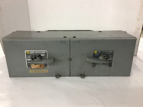 Square D QMB 310-T Twin QMB Saflex Unit 100 Amp 240 Volts