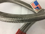 13/16"ID x 70" L Braided Flex Hose