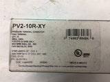 Panduit PV2-10R-XY Pan-Term Terminals Lot of 10