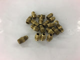 Fittings 9/16" Back ID x 3/8" Front ID x 1-5/8" L Lot of 19