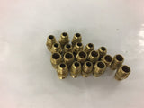 Fittings 9/16" Back ID x 3/8" Front ID x 1-5/8" L Lot of 19