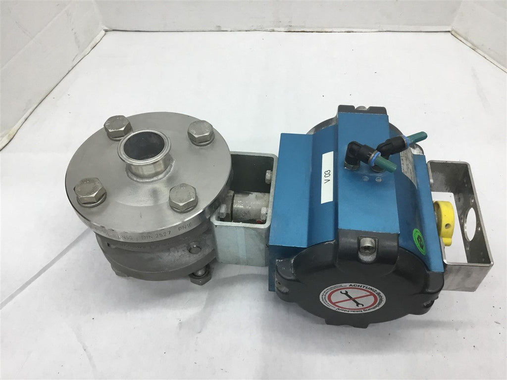 AMG-Pesch SAD-BR03 25 10 Bar Butterfly Valve / Actuator