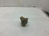 Brass Valve 1/2" x 3/8" x 1/8" Lot of 6