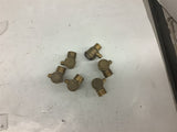 Brass Valve 1/2" x 3/8" x 1/8" Lot of 6