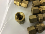 3/8" Brass Fittings Lot of 17