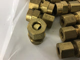 3/8" Brass Fittings Lot of 17