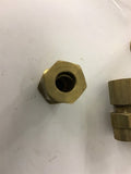 3/8" Brass Fittings Lot of 17