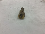 1/2"x1/8"x 1" Brass Fitting 3" OAL Lot of 5