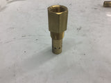 1/2"x1/8"x 1" Brass Fitting 3" OAL Lot of 5