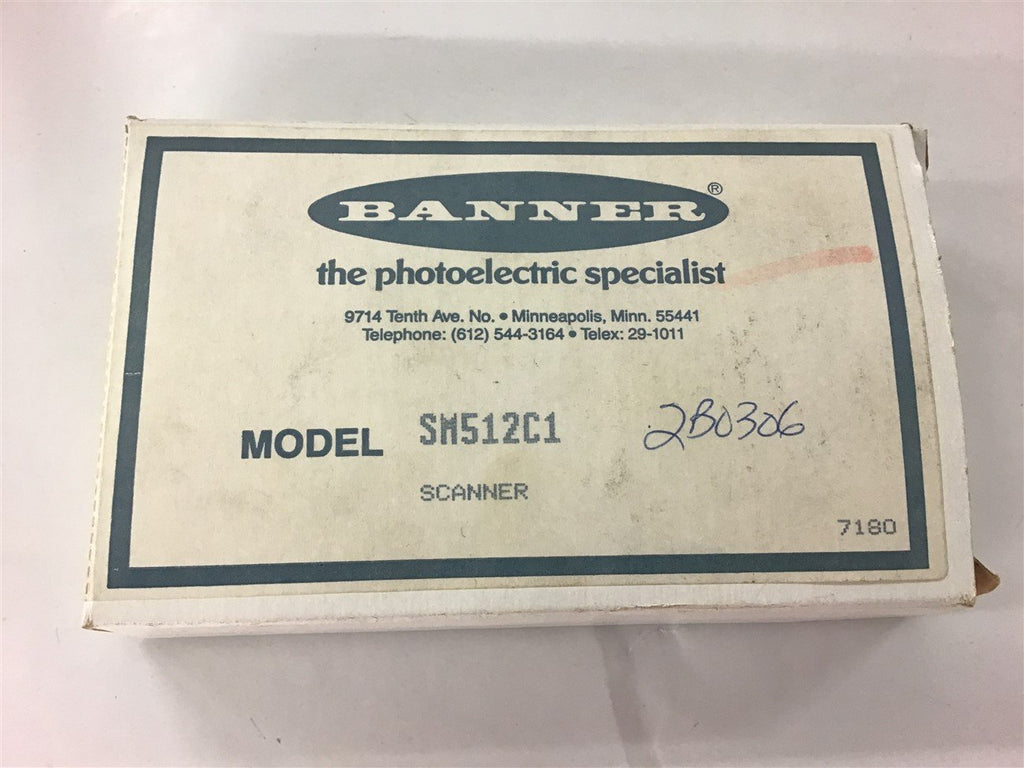 Banner SM512C1 Photoelectric Sensor